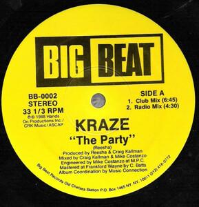 Front Cover Single Kraze - The Party