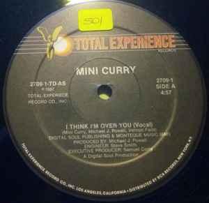 Front Cover Single Mini Curry - I Think I'm Over You