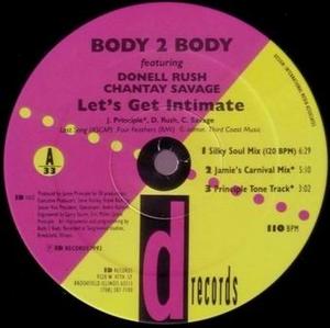 Front Cover Single Donell Rush - Let's Get Intimate