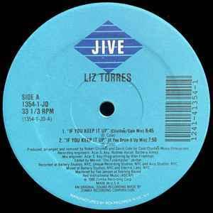 Front Cover Single Liz Torres - If U Keep It Up