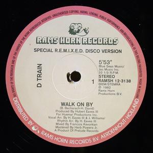 Front Cover Single D-train - Walk On By (Special Remixed Disco Version)