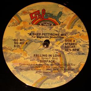 Front Cover Single Surface - Falling In Love