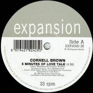 Front Cover Single Cornell Brown - 5 Minutes Of Love Talk