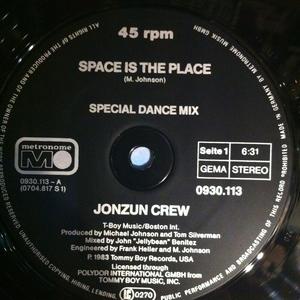 Front Cover Single Jonzun Crew - Space Is The Place