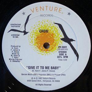 Front Cover Single Cheri - Give It To Me Baby