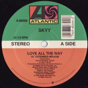 Front Cover Single Skyy - Love All The Way