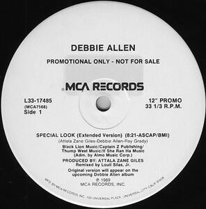 Front Cover Single Debbie Allen - Special Look (Extended Version)