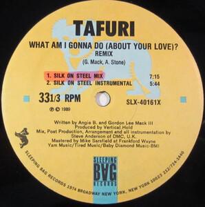 Front Cover Single Tafuri - What Am I Gonna Do (About Your Love)? (Remix)