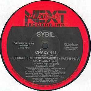 Front Cover Single Sybil - Crazy 4 U