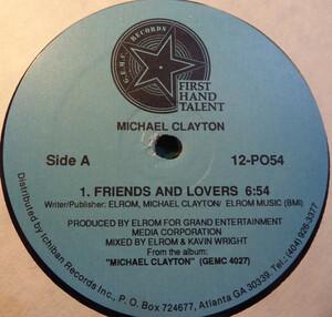 Front Cover Single Michael Clayton - Friends And Lovers