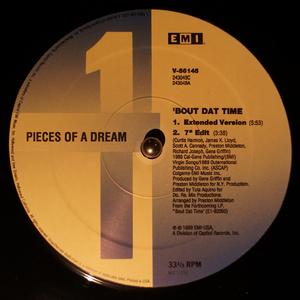 Front Cover Single Pieces Of A Dream - 'bout Dat Time