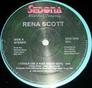 Single Cover Forsale - Rena Scott - I Could Use A Kiss  (sealed)