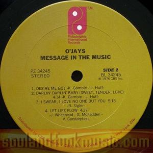 The O'jays - Message In The Music