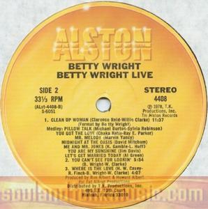 Betty Wright - Betty Wright Live