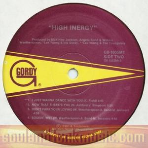 Album | High Inergy | High Inergy | Gordy Records | G8-I005MIB | US | 1981