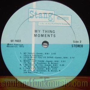 The Moments - My Thing