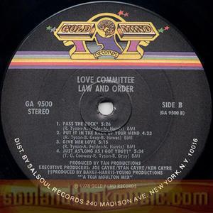 Love Committee - Law And Order