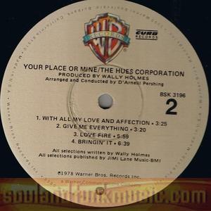 The Hues Corporation - Your Place Or Mine