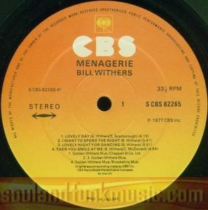 Bill Withers - Menagerie