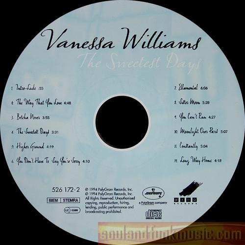 Vanessa Williams - The Sweetest Days