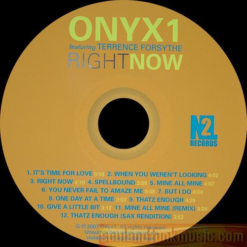 Onyx1 Feat Terrence Forsythe - Right Now