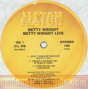 Betty Wright - Betty Wright Live